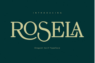 Rosela Modern Serif