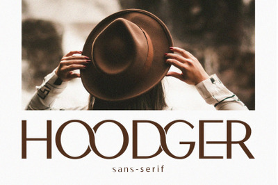 Hoodger Modern Sans-Serif