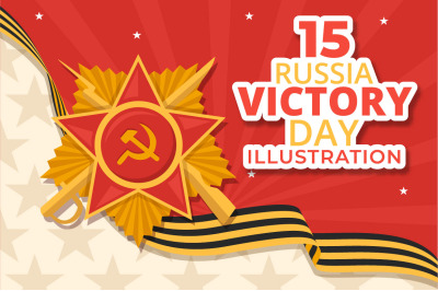 15 Russian Victory Day Illustration