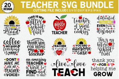 Teacher Svg Bundle