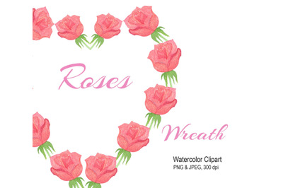 Roses Flower Wreath sublimation