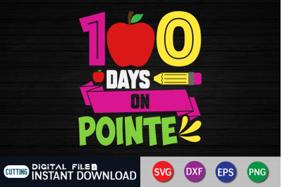 100 Days on Pointe SVG