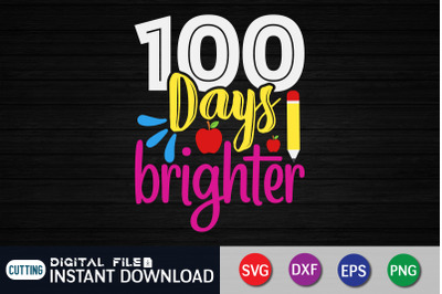 100 Days Brighter SVG