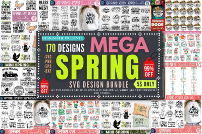 Mega Spring SVG Bundle