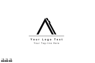 AI IA A I initial based letter icon logo