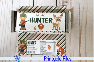 Hunter Boy Candy Bar Wrapper
