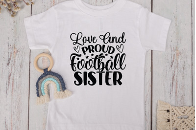 love and proud football sister
