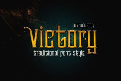 Victory Font Display Classic era