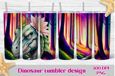 Dinosaur tumbler sublimation | Animals tumbler