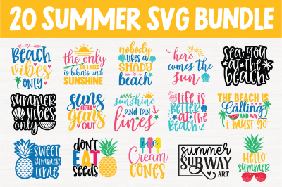 Summer Svg Bundle