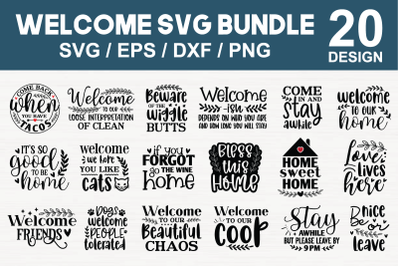 Welcome Svg Bundle
