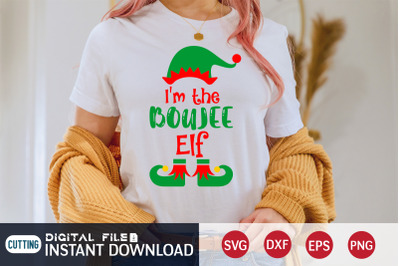 I&#039;m the Boujee Elf SVG