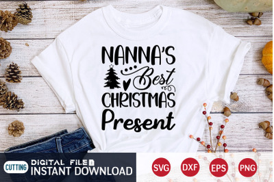 Manna&#039;s Best Christmas Present SVG