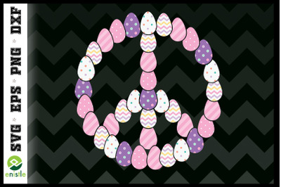 Easter Egg Peace Sign Hippie Easter