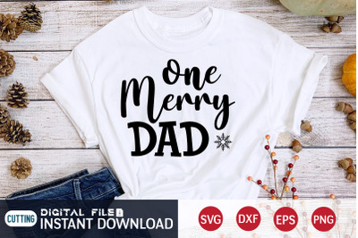 One Merry Dad SVG