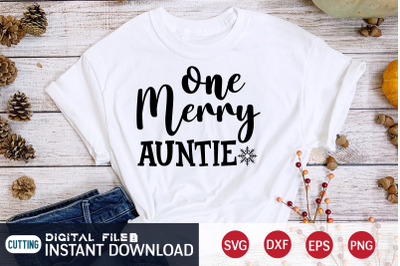 One Merry Auntie SVG