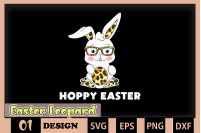 Hoppy Easter Bunny Leopard