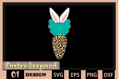 Easter Leopard Carrot Bunny Ears