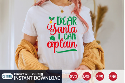 Dear Santa i Can Explain SVG