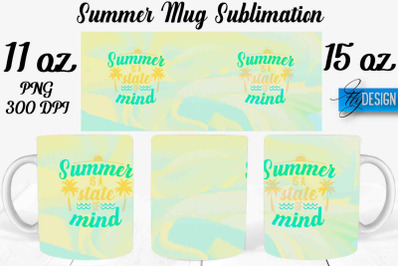 Summer Mug Sublimation | Coffee 11 Oz | 15 Oz Mug Sublimation