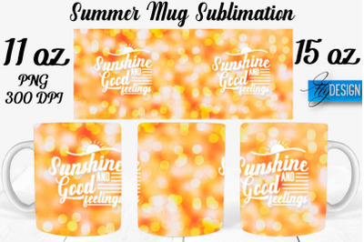 Summer Mug Sublimation | Coffee 11 Oz | 15 Oz Mug Sublimation