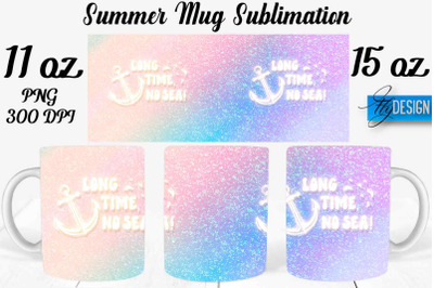 Summer Mug Sublimation | Coffee 11 Oz | 15 Oz Mug Sublimation