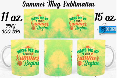 Summer Mug Sublimation | Coffee 11 Oz | 15 Oz Mug Sublimation