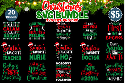 Christmas SVG Bundle