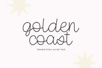 Golden Coast - Script Font