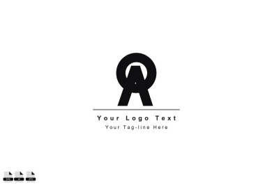 O OA A O initial based letter icon logo