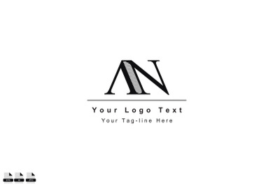 an or na design logo initial