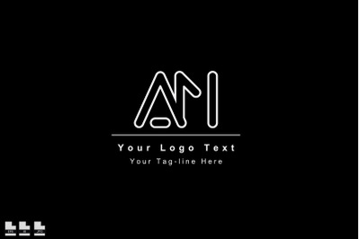 AN NA A N initial based letter icon logo