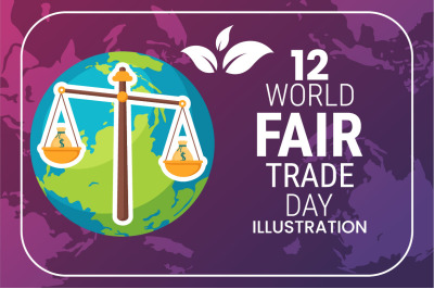 12 World Fair Trade Day Illustration