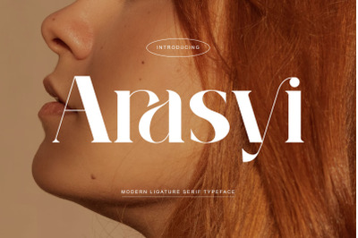 Arasyi Modern Ligature Serif Typeface