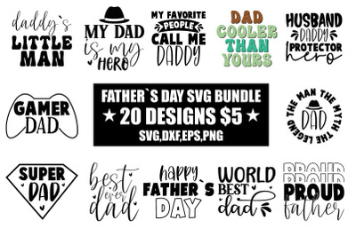 Father`s Day Svg Bundle