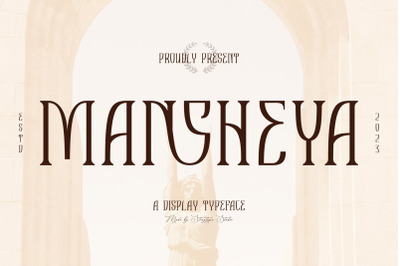 MANSHEYA Typeface