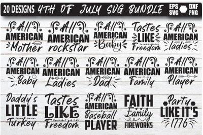 4Th Of July Svg Bundle