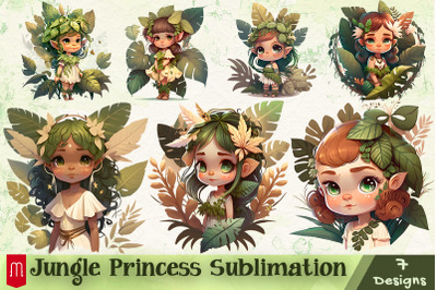 Jungle Princess Sublimation Bundle