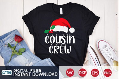 Funny Christmas Cousin Crew SVG