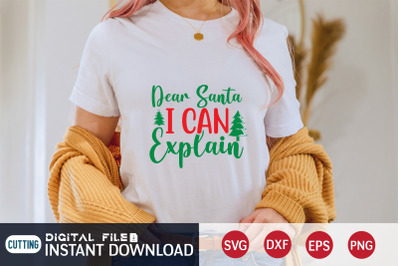 Dear Santa i Can Explain SVG