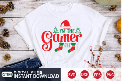 Im the Gamer Elf SVG