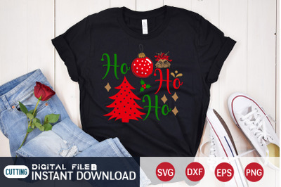 Funny Christmas Ho Ho Ho SVG