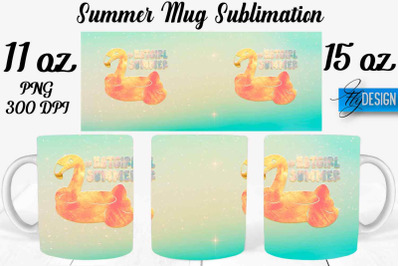 Summer Mug Sublimation | Coffee 11 Oz | 15 Oz Mug Sublimation