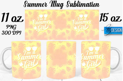 Summer Mug Sublimation | Coffee 11 Oz | 15 Oz Mug Sublimation