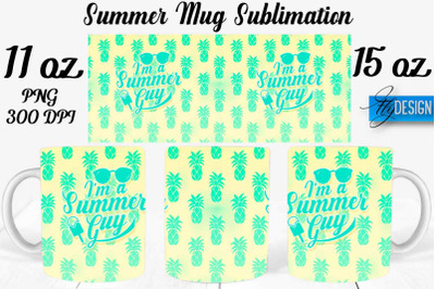 Summer Mug Sublimation | Coffee 11 Oz | 15 Oz Mug Sublimation