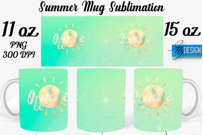 Summer Mug Sublimation | Coffee 11 Oz | 15 Oz Mug Sublimation