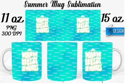 Summer Mug Sublimation | Coffee 11 Oz | 15 Oz Mug Sublimation