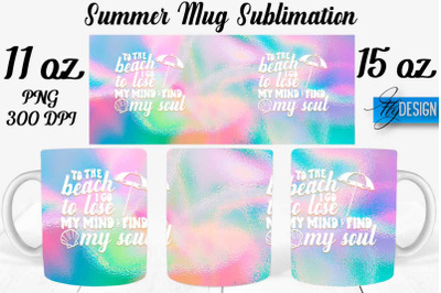 Summer Mug Sublimation | Coffee 11 Oz | 15 Oz Mug Sublimation