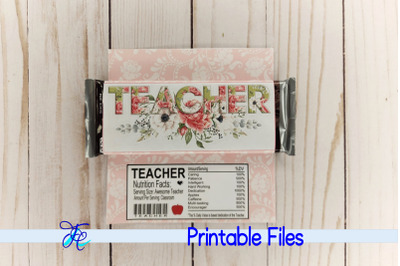 Teacher Candy Bar Wrapper