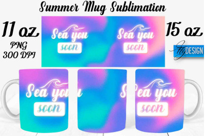 Summer Mug Sublimation | Coffee 11 Oz | 15 Oz Mug Sublimation